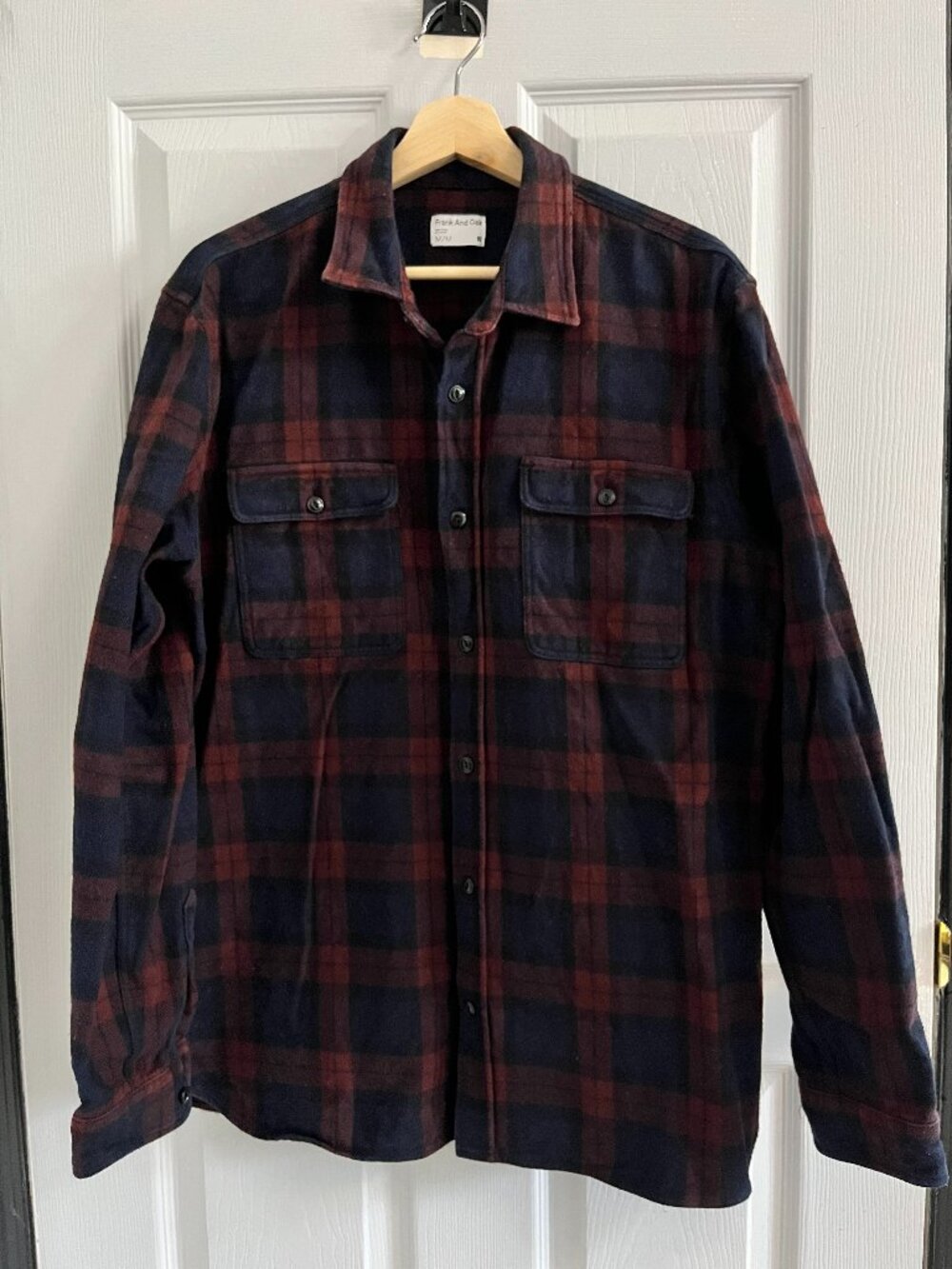 FRANK & OAK // Plaid Overshirt // Size M